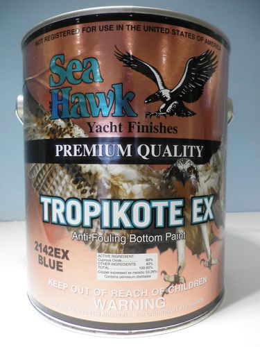 Antivegetativa per barca - TROPIKOTE EX - Sea Hawk - a matrice dura / fibra di vetro / per legno
