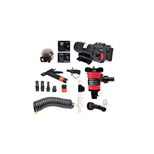 Kit con pompa ad acqua (per la pulizia del ponte delle imbarcazioni) - Aqua Jet WD - Johnson Pump Marine