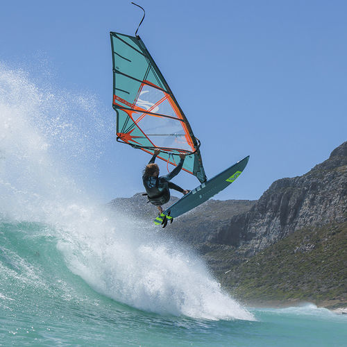Vela da windsurf da wave - Blacktip - Simmer - RDM / 4 stecche / blu