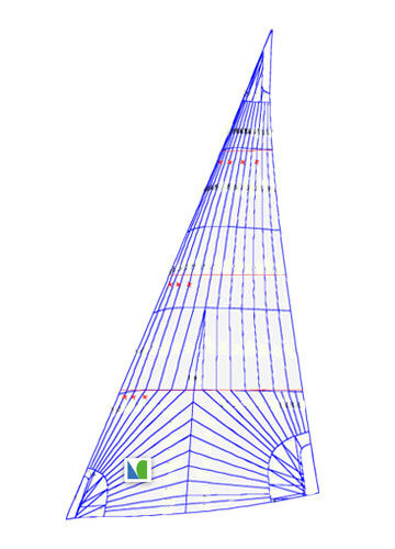 Genoa - WINDSEEKER  - Lidgard Sailmakers - per barca a vela da regata e crociera / triradiale