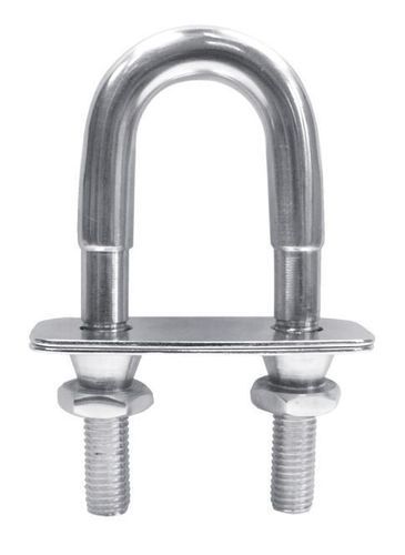 Grillo - U-BOLT WITH 2 COUNTER PLATES AND SHEAR NUTS - MPI-INOX