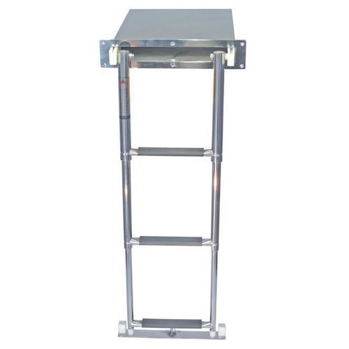 Scaletta telescopica - 4774 - MPI-INOX - da bagno / in plastica / in acciaio inossidabile