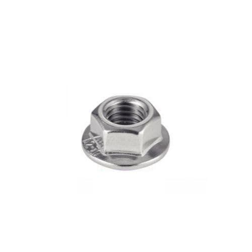 Dado esagonale - 6118 - MPI-INOX - flangiato / in acciaio inossidabile / a dentatura