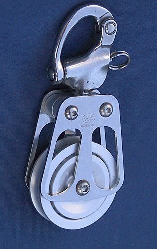 Bozzello singolo - 711223 - OH MARINE EQUIPMENT - con moschettone girevole / con cuscinetto a sfere / ø max. cima: 25 mm