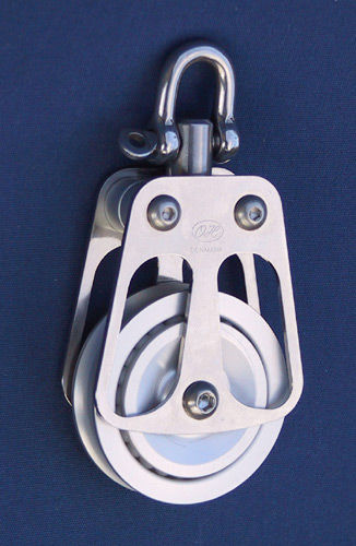 Bozzello singolo - 710603 	 - OH MARINE EQUIPMENT - con girella / con cuscinetto a sfere / ø cavo max. 10 mm