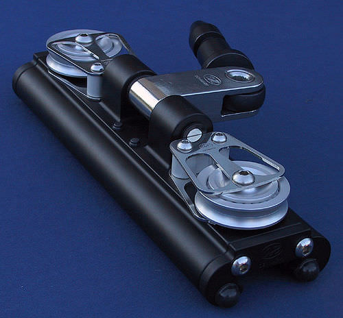 Carrello per tangone con raccordo - OH MARINE EQUIPMENT - con puleggia