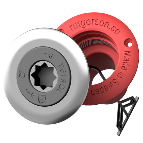 Tappo d'imbarco con filettatura - CL038PET-TL - RUTGERSON - per serbatoio di carburante