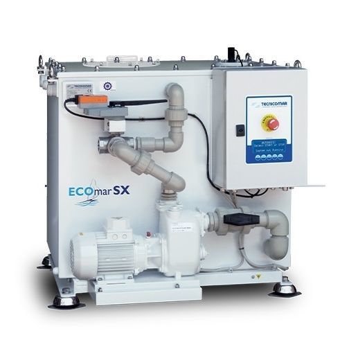 Sistema di trattamento di acque reflue - Ecomar SX series - Tecnicomar - per barca / automatica