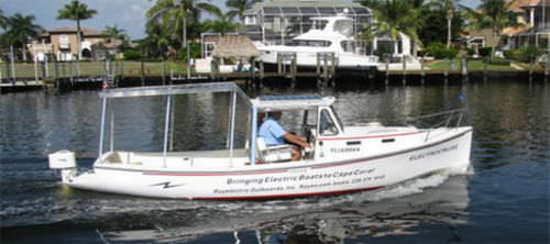 Cabin-cruiser fuoribordo - ElectroCruise - Ray Electric Outboard - elettrosolare / open / lobster