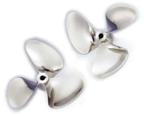 Elica per barca da sport nautico - SOLAS Propellers - a passo fisso / albero dell'elica / 3 pale