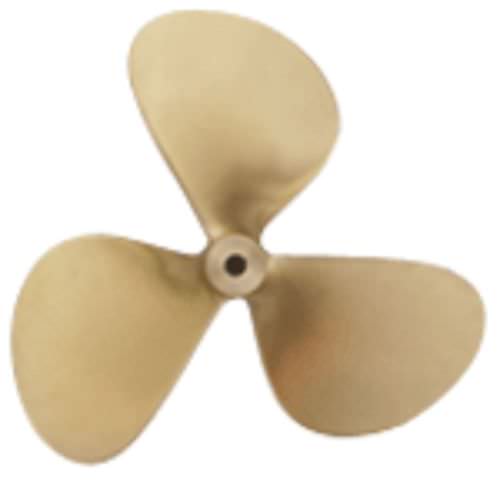 Elica per barca - DJ355 - Michigan Wheel Corporation - a passo fisso / in linea d'asse / 3 pale