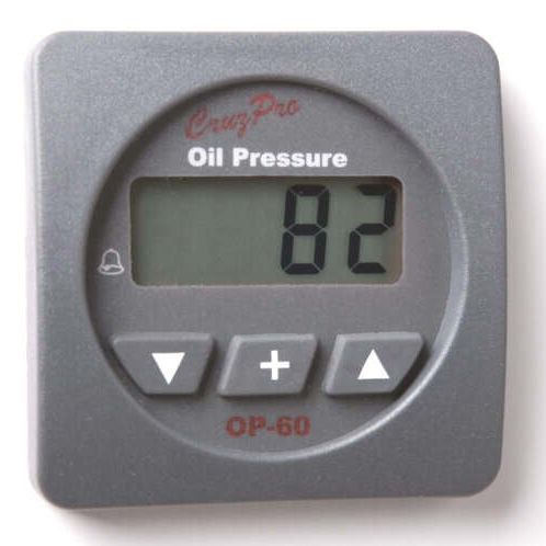 Indicatore per barca - OP60 - Cruzpro - di pressione d'olio / digitale / per motore