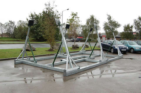 Tacco per barca a vela - XLDK - The Yacht Leg & Cradle Co - in acciaio galvanizzato
