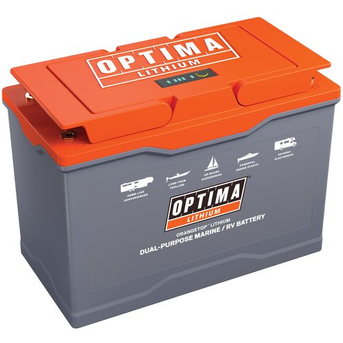 Batteria marina - ORANGETOP™ Q31M-DP120 - Optima Batteries - 12,8 V / litio / ioni