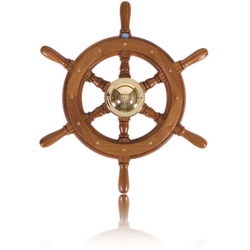 Volante per barca a motore in teak - 04 - Stazo marine equipment bv - classico