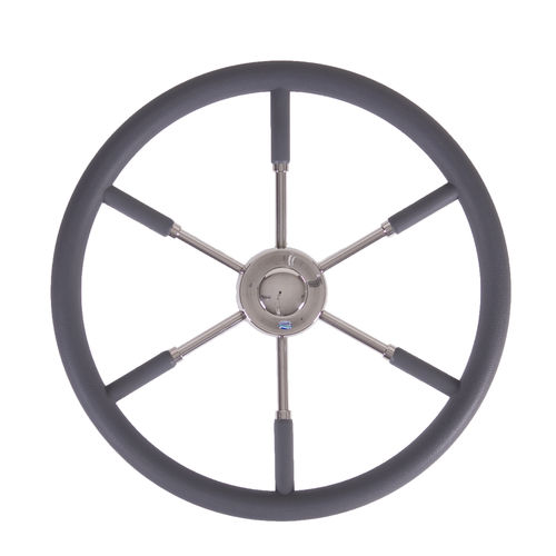 Volante per barca a motore rivestito con vernice poliuretanica - 12 - 6 spokes - Stazo marine equipment bv - classico