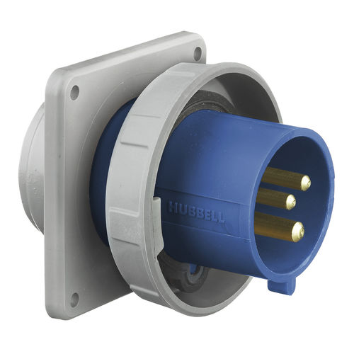 Presa elettrica stagna per pontile - HBL316B6W - Hubbell Marine Electrical Products - per stazioni marittime / maschio