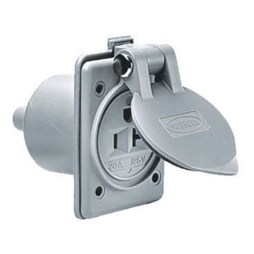 Presa stagna per pontile - HBL61CM65 - Hubbell Marine Electrical Products - femmina
