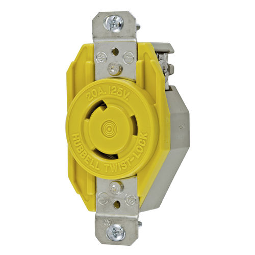 Presa elettrica per pontile - HBL23CM10 - Hubbell Marine Electrical Products - femmina
