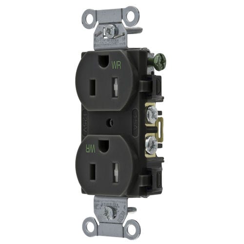 Presa elettrica per pontile - BR15BLKWRTR - Hubbell Marine Electrical Products - femmina