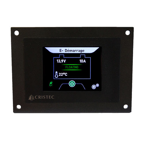 Sistema di gestione della batteria per barca - YPO-DISPLAY-R - CRISTEC - per yacht / per nave