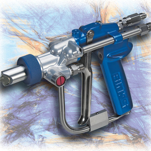 Pistola a spruzzo simultanea - FRP  - Binks - per cantiere navale / HVLP / con miscelatura interna