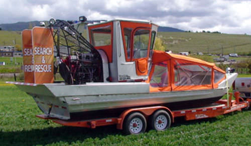 Air-boat commerciale - 19.5X8.5 ENCLOSED - Canadian Airboats - di ricerca e salvataggio