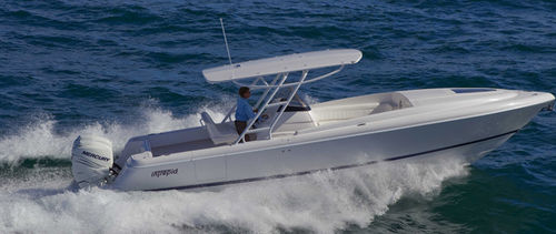 Walkaround fuoribordo - 327 CUDDY - Intrepid - bimotore / da pesca sportiva / con T-top