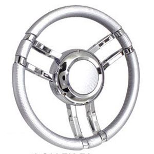 Volante per barca a motore in carbonio - CARLOTTA SILVER - Livorsi Marine - design
