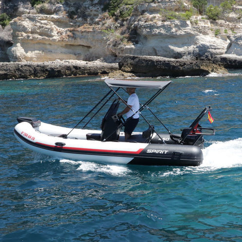 Gommone fuoribordo - 350S - AquaSpirit - semirigido / open / con console centrale