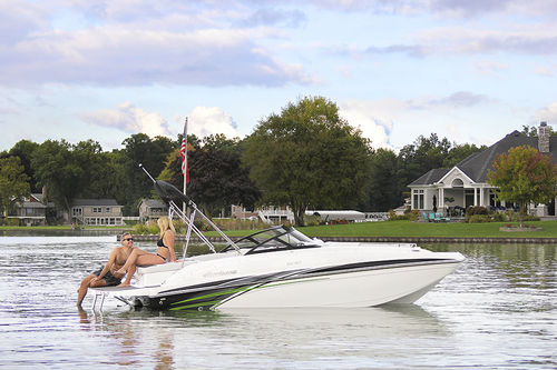 Deck boat entrobordo - SD 187 I/O - Hurricane - con dual console / da wakeboard / max. 10 persone
