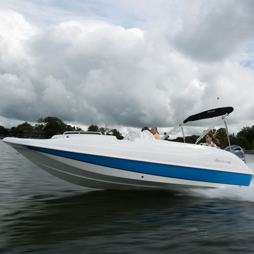 Deck boat fuoribordo - SS 202 OB - Hurricane - da wakeboard / max. 12 persone / con prendisole