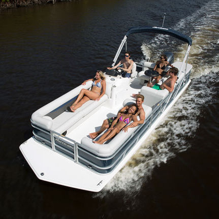 Pontoon boat fuoribordo - FD 226 OB - Hurricane - con doppio ponte a terrazza / max. 13 persone