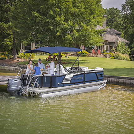 Pontoon boat fuoribordo - AP 195 CB - Aqua Patio - max. 10 persone