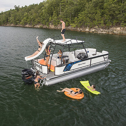 Pontoon boat fuoribordo - AP 255 SDP - Aqua Patio - max. 14 persone