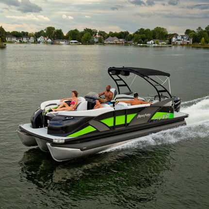 Pontoon boat fuoribordo - AP 250 XP - Aqua Patio - max. 16 persone