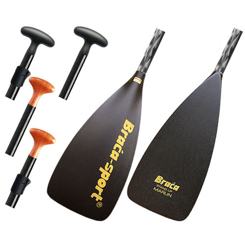 Pagaia per stand-up paddle-board - Marlin - Braca-sport - da turismo / simmetrica / singola
