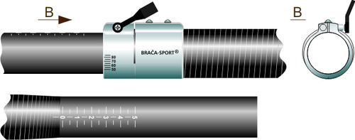 Pagaia per kayak - KID - Braca-sport - per acqua piatta / asimmetrica / doppia