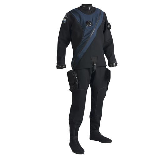 Muta da immersione - CF200X  - Diving Unlimited International - ad uso professionale / muta stagna / a maniche lunghe
