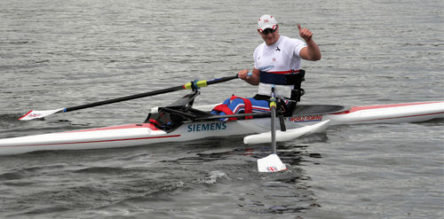Barca da canottaggio da regata - ADAPTIVE - Wintech Racing - skiff