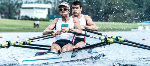 Barca da canottaggio da regata - F13 - Filippi - doppio di coppia