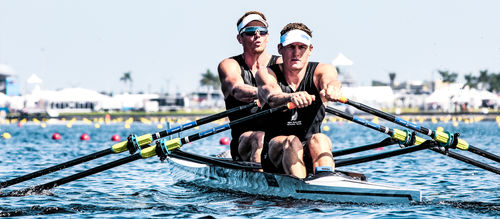 Barca da canottaggio da regata - F17 - Filippi - doppio di coppia