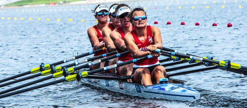 Barca da canottaggio da regata - F52 - Filippi - quattro di coppia