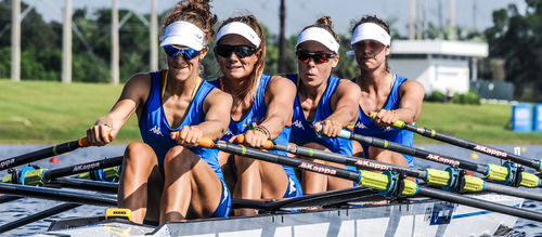 Barca da canottaggio da regata - F53 - Filippi - quattro di coppia