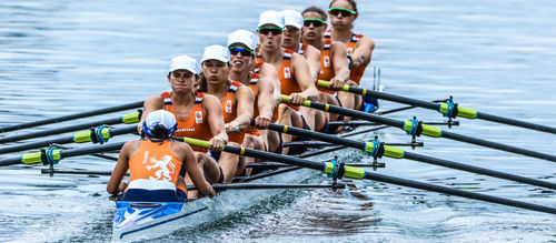 Barca da canottaggio da regata - F09 - Filippi - otto di coppia