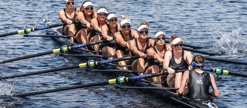 Barca da canottaggio da regata - F54 - Filippi - otto di punta / con timoniere