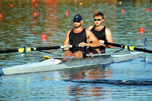 Barca da canottaggio da regata - MOULD 223 - Sykes - due di punta / senza timoniere