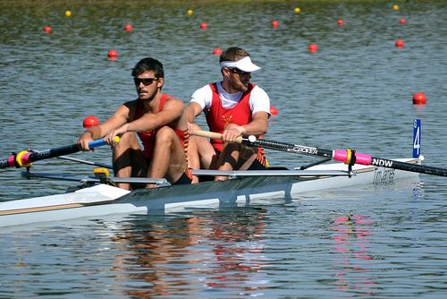 Barca da canottaggio da regata - MOULD 233 - Sykes - due di punta / senza timoniere