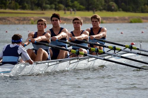 Barca da canottaggio da regata - MOULD 408 - Sykes - quattro di coppia / con timoniere