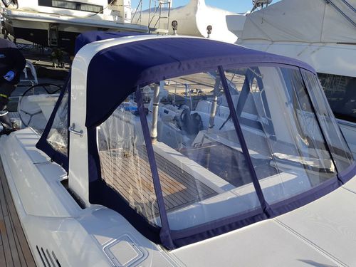 Capote di tuga per barca - NVequipment - per cabina di pilotaggio / con struttura in acciaio inossidabile